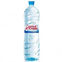 Вода питьевая 'Святой источник' ключевая негазированная 1,5л пл.бутылка