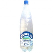 Вода питьевая 'Шишкин лес' газированная 1,75л пластиковая бутылка