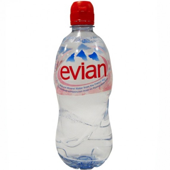 Вода минеральная 'Evian' (Эвиан) негазированная 0,75л пл.бутылка