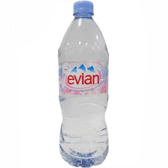 Вода минеральная 'Evian' (Эвиан) негазированная 1,0л пл.бутылка