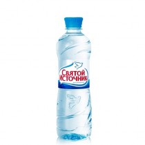 Вода питьевая 'Святой источник' ключевая негазированная 0,5л пл.бутылка