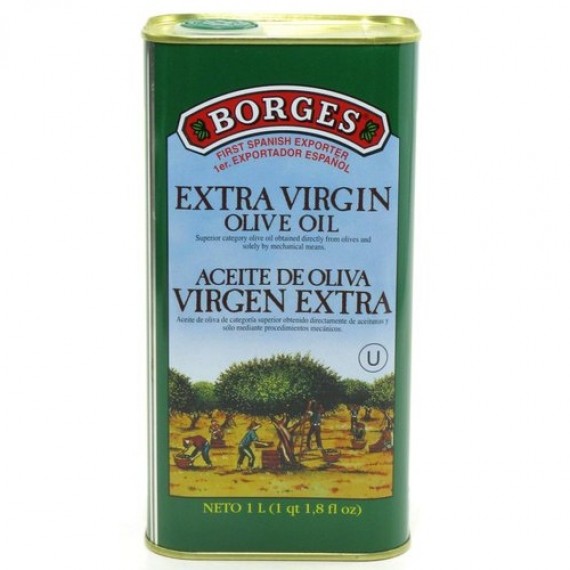 Масло оливковое 'Borges' (Боргес) Extra Virgin 1л жесть Испания