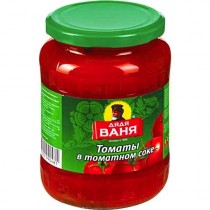 Томаты 'Дядя Ваня' в томатном соке 680г Россия