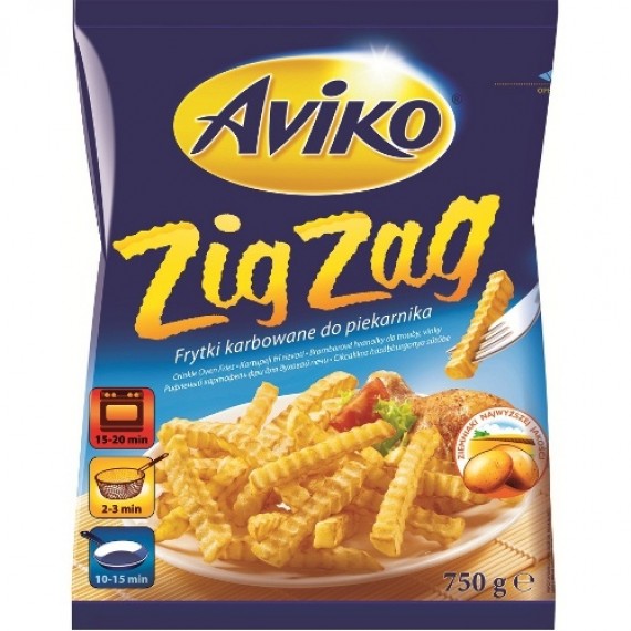 Картофель-фри 'Aviko' (Авико) волнистый 750г замороженный