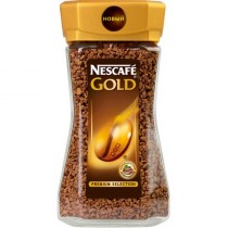 Кофе 'Nescafe Gold' (Нескафе Голд) растворимый сублимированный 190г ст.банка