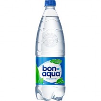 Вода питьевая 'Bon Aqua' (Бон Аква) газированная 1,0л пл.бутылка