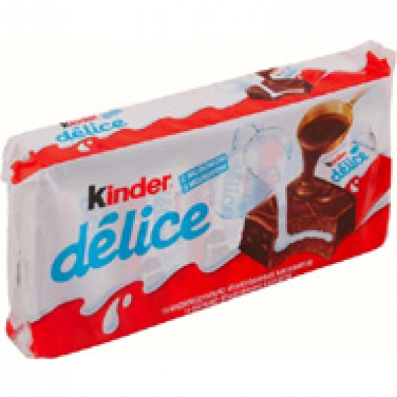 Бисквит 'Kinder Delice' (Киндер Делис) в шоколадной глазури 10шт*42г Ферреро