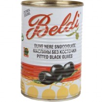 Маслины 'Beldi' (Белди) без косточки черные 397г ж/б