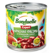 Фасоль 'Bonduelle' (Бондюэль) красная в соусе Чили 425г ж/б