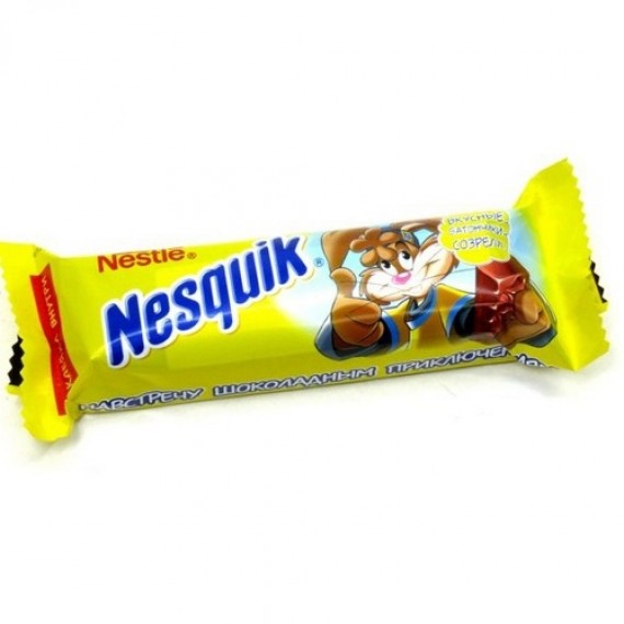 Батончик шоколадный 'Nesquik' (Несквик) 43г