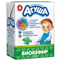 Бифидокефир детский 'Агуша' 3,2% 0,2л