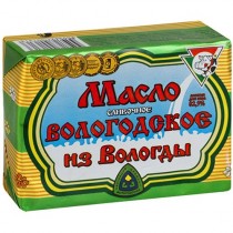 Масло сливочное 'Из Вологды' Вологодское 82,5% 180г