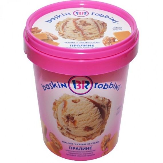 Мороженое 'Баскин Роббинс' пралине 950мл