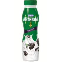 Йогурт питьевой 'Активиа' 2,2% чернослив 290г пл.бутылка Danone