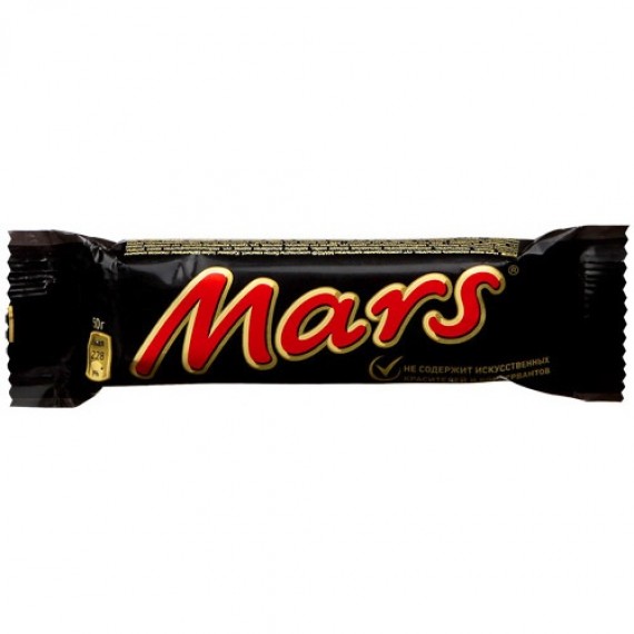 Батончик шоколадный 'Mars' (Марс) 50г