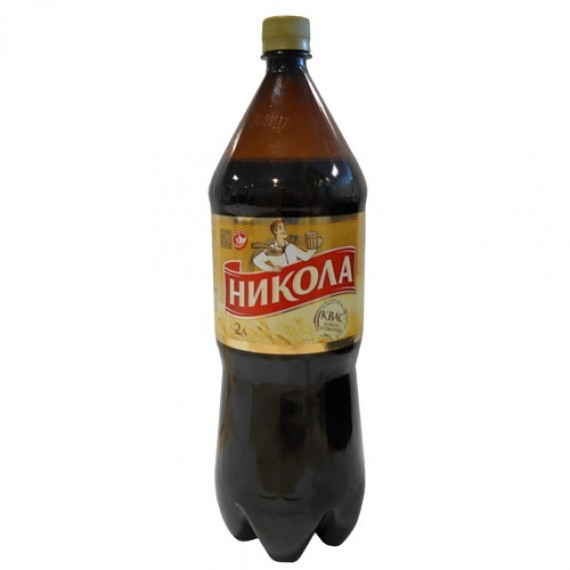 Квас 'Никола' традиционный 2,0л пл.бутылка