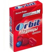 Леденцы 'Orbit' (Орбит) лесная ягода 35г без сахара
