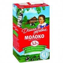 Молоко 'Домик в деревне' 3,2% 0,5л стерилизованное пакет
