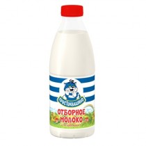Молоко 'Простоквашино' 3,4%-6% 0,93л отборное пастеризованное пл/бут