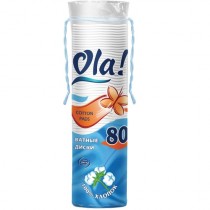 Ватные диски 'Ola' (Ола) 80шт пакет