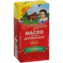 Масло сливочное 'Домик в деревне' 82,5% 180г