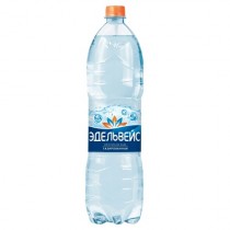 Вода минеральная 'Эдельвейс' газированная 1,5л пл.бутылка