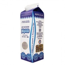 Молоко 'Рузское' 3.2%-4% 1,0л пастеризованное пакет