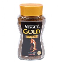 Кофе 'Nescafe Gold' (Нескафе Голд) крепкий растворимый сублимированный 95г ст.банка