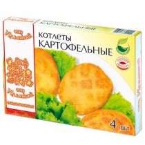 Котлеты картофельные 'От Ильиной' 4 шт 300г коробка