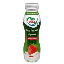 Йогурт питьевой 'Bio-Max' (Био Макс) эффективный клубника 2,7% 290г