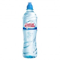 Вода питьевая 'Святой источник' ключевая негазированная 0,75л спорт пл.бутылка