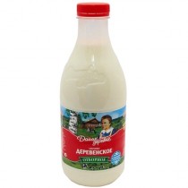 Молоко 'Домик в деревне' 3,7-4,5% 0,93л деревенское отборное пастеризованное пл/бут