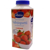 Йогурт питьевой 'Valio' (Валио) с клубникой обезжиренный 0,4% 330г