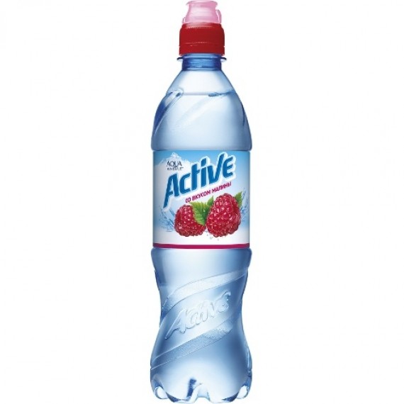 Вода питьевая 'Aqua Minerale' (Аква Минерале) Актив малина негазированная 0,6л пл.бутылка