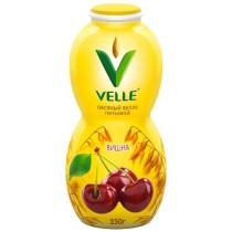 Продукт овсяный питьевой 'Velle' (Велле) дикая вишня 250г пл.бутылка