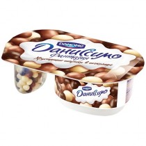 Йогурт 'Даниссимо' Фантазия хрустящие шарики в шоколаде 6,9% 105г Danone