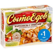 Картофель с грибами запеченный по-старорусски 'СытоЕдов' 300г замороженное блюдо