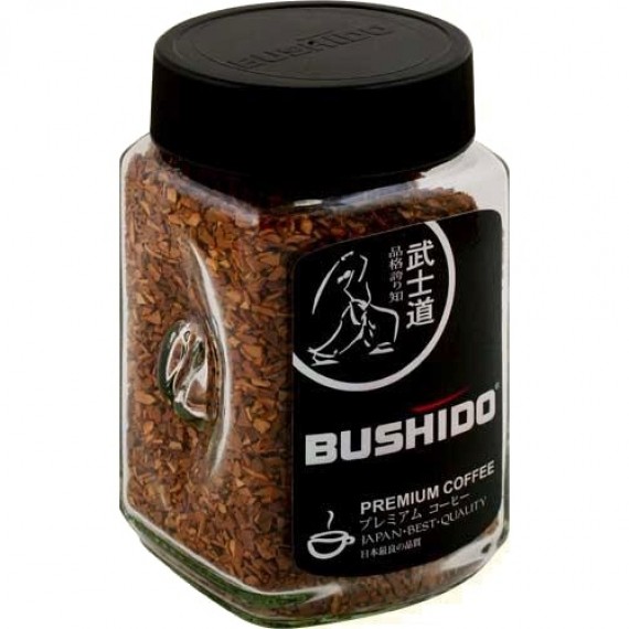 Кофе 'Bushido' (Бушидо) Орижинал Блэк растворимый сублимированный Кофе% арабика ст/б Кофег