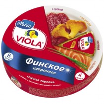 Сыр плавленый 'Viola' (Виола) Ассорти Финское избранное 50% 130г порционный