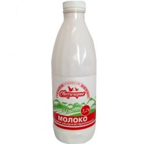 Молоко 'Свитлогорье' 3,2% ультрапастеризованное 0,9л пл.бутылка