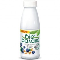 Йогурт питьевой ''Био-Баланс'' 1,5% черника злаки 330г пл.бутылка