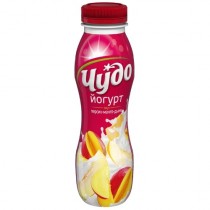 Йогурт питьевой 'Чудо' 2,4% персик-дыня-манго 290г