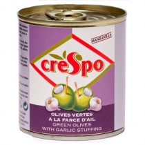 Оливки 'Crespo' (Креспо) фаршированные чесноком 200г ж/б