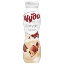 Йогурт питьевой 'Чудо' Коллекция Шоколадная страчателла 3,4% 270г