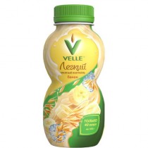 Продукт овсяный питьевой 'Velle' (Велле) легкий банан 250г пл.бутылка