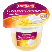 Пудинг 'Ehrmann' (Эрманн) Grand Dessert Ваниль со взбитыми сливками 4,7% 200г