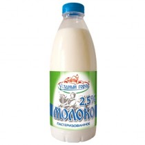 Молоко 'Уездный Город' 2,5% 0,93л пастеризованное пл/бут