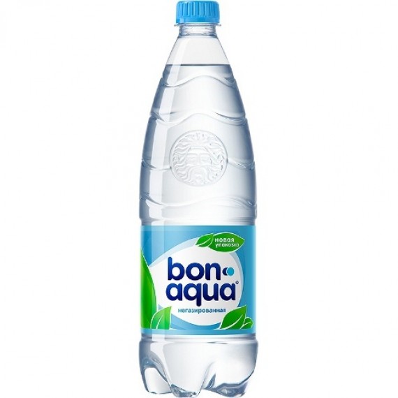 Вода питьевая 'Bon Aqua' (Бон Аква) негазированная 1,0л пл.бутылка