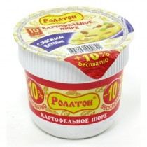 Пюре картофельное 'Роллтон' с мясом 40г Россия