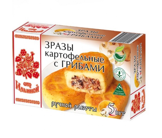 Зразы картофельные с грибами тех карта